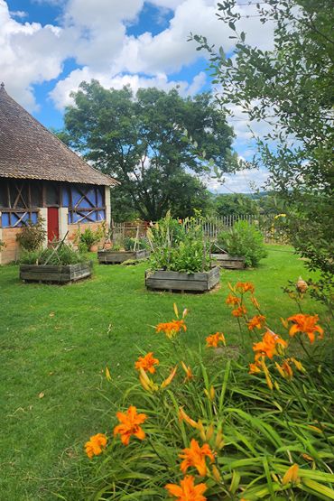 Jardin des simples au chateau de born